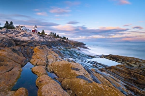 Pemaquid Point Lighthouse, Pemaquid Peninsula, Maine, New England, United States of America, North America Pemaquid Point Lighthouse, Pemaquid Peninsula, Maine, New England, United States of America, North America