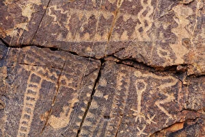 Ancient Civilisation Gallery: Petroglyphs, Parowan Gap, Iron County, Utah, United States of America, North America