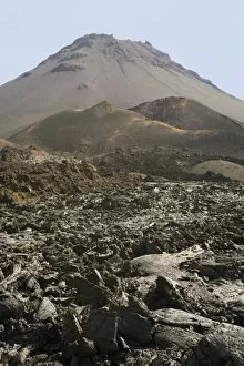 Pico and Lava, volcano, Fogo, Cape Verde Islands, Africa