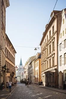 Streetscene Collection: Pils Iela Street, Riga, Latvia, Baltic States, Europe