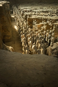 Pit 1, Warrtiors, Terracotta Army, UNESCO World Heritage Site, Xian, Shaanxi, China, Asia Pit 1, Warrtiors, Terracotta Army, UNESCO World Heritage Site, Xian, Shaanxi, China, Asia