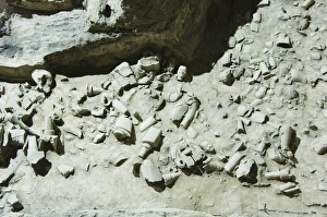 Pit 3, Mausoleum of the first Qin Emperor housed in The Museum of the Terracotta Warriors Pit 3, Mausoleum of the first Qin Emperor housed in The Museum of the Terracotta Warriors