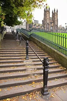 Step Collection: Playfair Steps, Edinburgh, Lothian, Scotland, United Kingdom, Europe