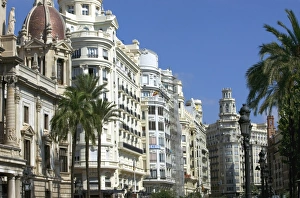 Plaza del Ayuntamiento (City Hall Square), Valencia, Spain, Europe Plaza del Ayuntamiento (City Hall Square), Valencia, Spain, Europe