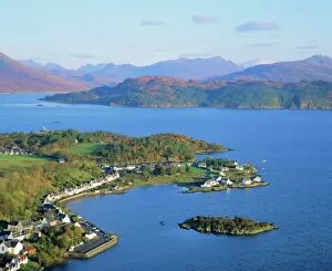 Images Dated 8th August 2008: Plockton and Loch Carron