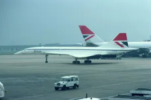 Prints of Concorde in the 1970s in British Airways livery, Heathrow, London, England, United Kingdom, Europe Heathrow Airport Prints: Concorde Print - British Airways Livery at Heathrow