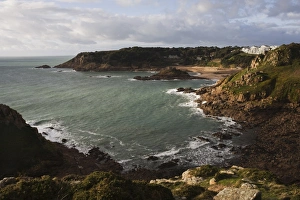 Portelet Bay from Noirmont Point, Jersey, Channel Islands, United Kingdom, Europe Portelet Bay from Noirmont Point, Jersey, Channel Islands, United Kingdom, Europe