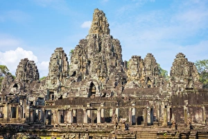Prasat Bayon temple ruins, Angkor Thom, UNESCO World Heritage Site, Siem Reap Province Prasat Bayon temple ruins, Angkor Thom, UNESCO World Heritage Site, Siem Reap Province