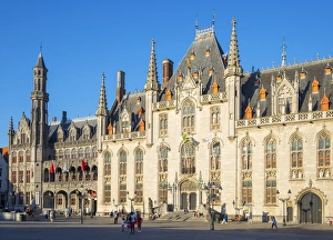 Vlaanderen Gallery: Provinciaal Hof (Province Court) on Markt square, Bruges (Brugge), West Flanders (Vlaanderen)