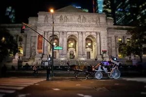 Night Time Gallery: Public Library, New York City, United States of America, North America