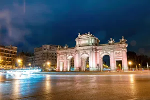 Puerta de Alcala, regarded as the first modern post-Roman triumphal arch built in Europe Puerta de Alcala, regarded as the first modern post-Roman triumphal arch built in Europe