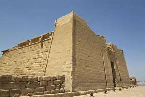 Ancient Egyptian Architecture Gallery: Front Pylon, Temple of Mandulis, Kalabsha, UNESCO World Heritage Site, near Aswan, Nubia