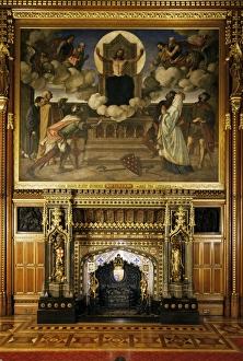 The Queens Robing Room, Houses of Parliament, Westminster, London The Queens Robing Room, Houses of Parliament, Westminster, London