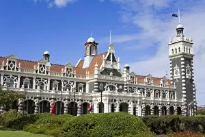 Images Dated 6th March 2011: Railway Station, Central Business District, Dunedin, Otago District, South Island, New Zealand