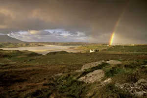 Rainbows Gallery: Rainbow over Uig sands (Traigh Chapadail)
