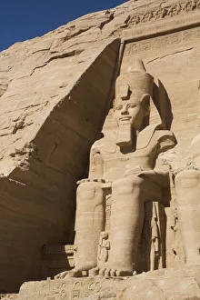 Ramses II statue, Ramses II Temple, UNESCO World Heritage Site, Abu Simbel, Nubia, Egypt Ramses II statue, Ramses II Temple, UNESCO World Heritage Site, Abu Simbel, Nubia, Egypt
