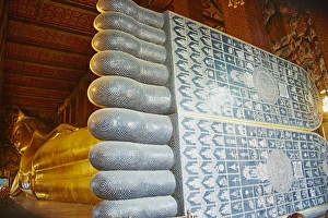 Reclining Buddha, Wat Pho (Wat Phra Chetuphon), Bangkok, Thailand, Southeast Asia, Asia Reclining Buddha, Wat Pho (Wat Phra Chetuphon), Bangkok, Thailand, Southeast Asia, Asia
