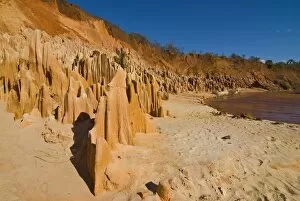 Antsiranana Collection: Red Tsingys, strange looking sandstone formations, near Diego Suarez (Antsiranana)