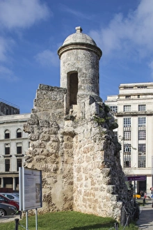 Remains of the old city walls outside the Museum of the Revolution, Havana, Cuba Remains of the old city walls outside the Museum of the Revolution, Havana, Cuba