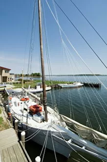 Sailboat Gallery: Restored historic Skipjack sailing boat