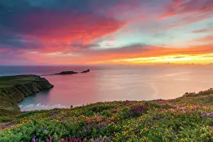 Rhossili Bay Print, a landscape photograph of the Welsh coastline