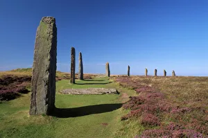 Ring of Brodgar stone circle dating from between 2500 and 2000 BC Ring of Brodgar stone circle dating from between 2500 and 2000 BC