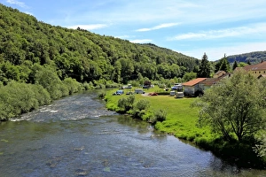 Our River near Dillingen, Grand Duchy of Luxembourg, Europe Our River near Dillingen, Grand Duchy of Luxembourg, Europe
