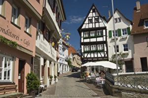 On the River Neckar, Bad Wymphen (Bad Wimpfen), Baden-Wurttemberg, Germany, Europe On the River Neckar, Bad Wymphen (Bad Wimpfen), Baden-Wurttemberg, Germany, Europe