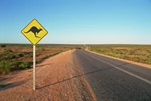 Empty Gallery: Road to Monkey Mia, Shark Bay, Western Australia, Australia, Pacific