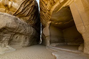 Rock tomb, Madain Saleh (Hegra) (Al Hijr), UNESCO World Heritage Site, Al Ula Rock tomb, Madain Saleh (Hegra) (Al Hijr), UNESCO World Heritage Site, Al Ula