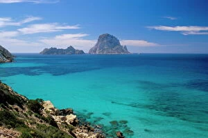 The rocky islet of Es Vedra from Cala d'Hort