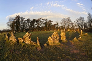 The Rollright Stones, a Bronze Age stone circle, Chipping Norton, Oxfordshire, Cotswolds The Rollright Stones, a Bronze Age stone circle, Chipping Norton, Oxfordshire, Cotswolds
