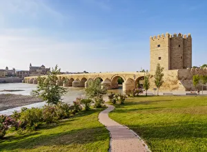 Roman Bridge of Cordoba and Guadalquivir River, UNESCO World Heritage Site, Cordoba Roman Bridge of Cordoba and Guadalquivir River, UNESCO World Heritage Site, Cordoba