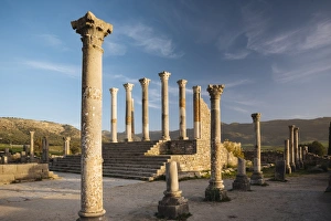Roman ruins of Volubilis, UNESCO World Heritage Site, Morocco, North Africa, Africa Roman ruins of Volubilis, UNESCO World Heritage Site, Morocco, North Africa, Africa