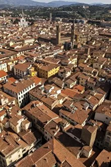 Roof tops of Florence, Italy, Tuscany, Europe