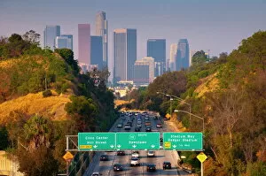 Los Angeles Collection: Route 110, Los Angeles, California, United States of America, North America