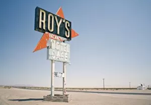 Images Dated 18th June 2012: Roys Motel, Route 66, Amboy, California, United States of America, North America