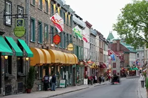 Quebec Collection: Rue Saint Louis, Quebec City, Quebec, Canada, North America