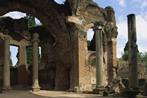 Ruins of the Baths, Hadrians Villa (Villa Adriana), UNESCO World Heritage Site Ruins of the Baths, Hadrians Villa (Villa Adriana), UNESCO World Heritage Site