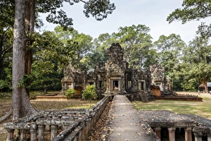 Ruins of the Chau Say Tevoda Temple, Angkor, UNESCO World Heritage Site, Cambodia, Indochina, Southeast Asia, Asia Ruins of the Chau Say Tevoda Temple, Angkor, UNESCO World Heritage Site, Cambodia, Indochina, Southeast Asia, Asia