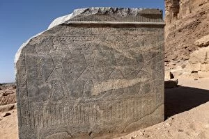 Gebel Barkal and the Sites of the Napatan Region Collection: The ruins of the Temple of Amun at Jebel Barkal