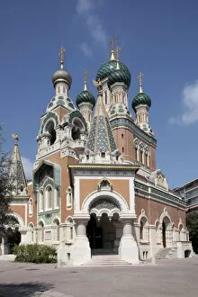 Images Dated 26th April 2010: The Russian Orthodox Cathedral (Eglise Russe) (Catedrale Saint Nicolas)
