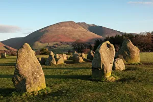 Saddlebac (Blencathra), from Castlerigg Stone Circle, Lake District National Park Saddlebac (Blencathra), from Castlerigg Stone Circle, Lake District National Park