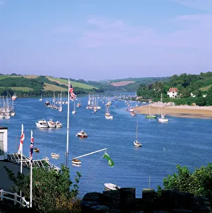 UK Coastal Villages Prints: Salcombe, South Devon, England, United Kingdom, Europe