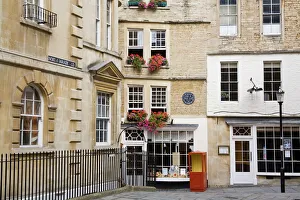 Prints of Sally Lunns House, the oldest house in Bath, Bath, Somerset, England, United Kingdom, Europe Bath Prints: WorldInPrint: Sally Lunns House, Bath's Oldest Print