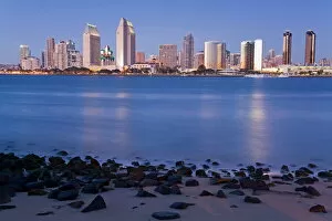Architectural Feature Gallery: San Diego skyline viewed from Coronado Island, San Diego, California, United States of America