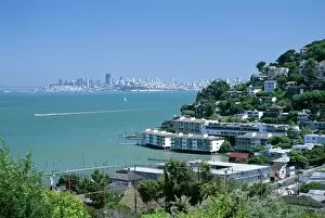 Cityscape Collection: Sausalito, a town on San Francisco Bay in Marin County