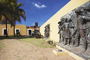 Sculpture in Maputo Fort, Maputo, Mozambique, Africa Sculpture in Maputo Fort, Maputo, Mozambique, Africa