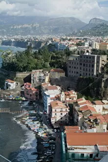 Campania Collection: The seaside town of Sorrento