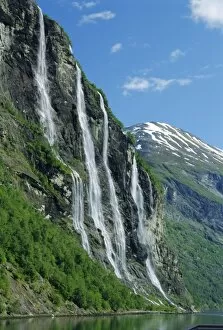 Geiranger Fjord Gallery: Seven Sisters Falls